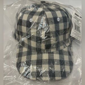 NEW Cocus Pocus Dark Gray Buffalo Check Baseball Cap